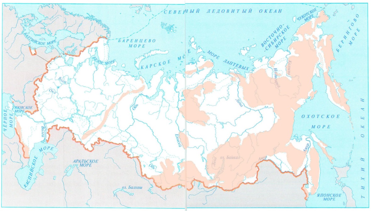 Карта окружающего мира 4 класс