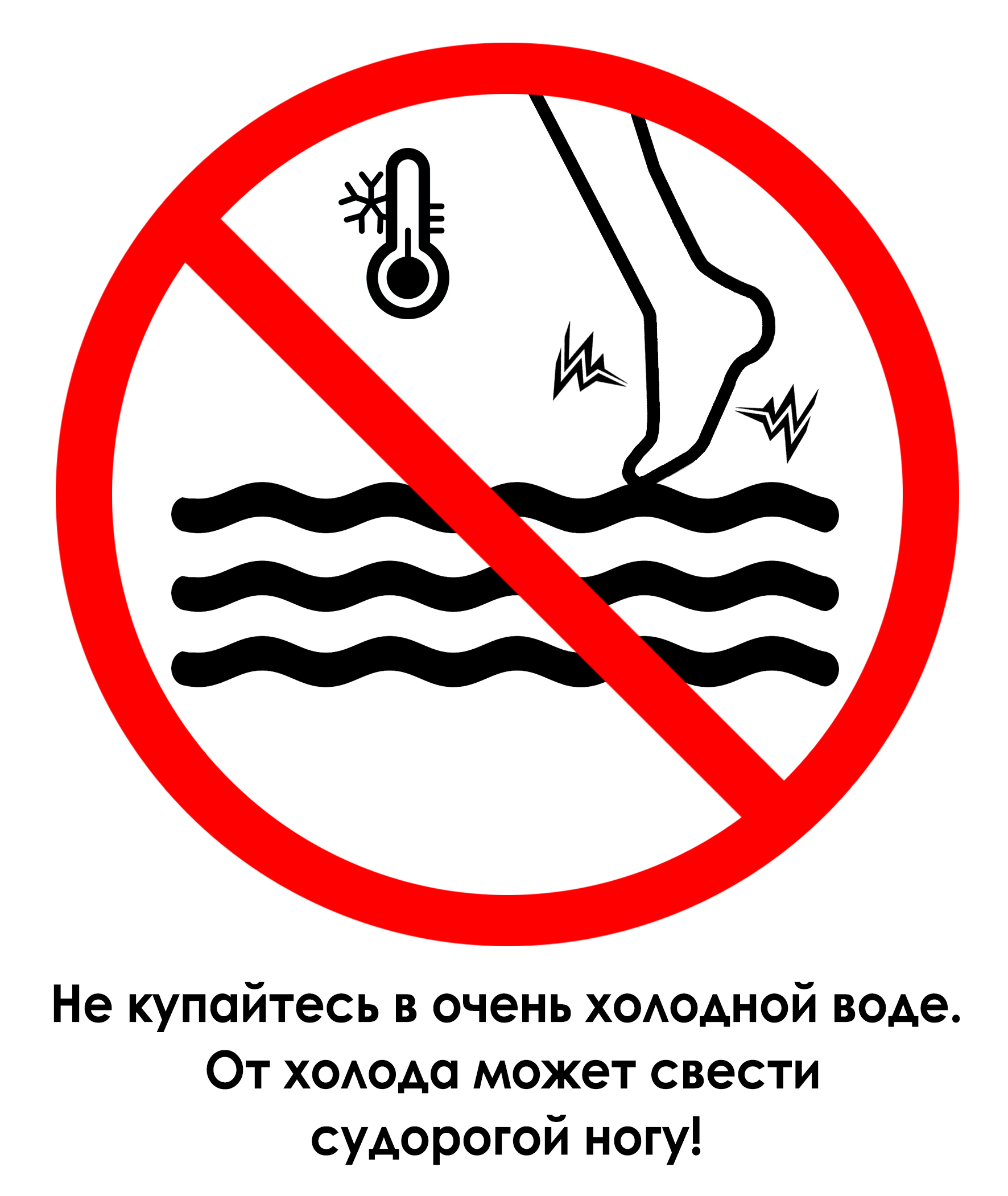 Не купайтесь в шторм условный знак