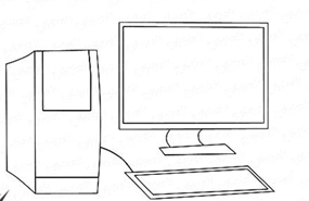 Как нарисовать компьютер ребенку окружающий мир 1